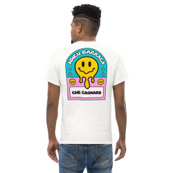 T-shirt "Adieu Barraca – Che Cagnard" (brodé & imprimé)