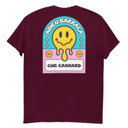T-shirt "Adieu Barraca – Che Cagnard" (brodé & imprimé)