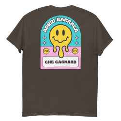 T-shirt "Adieu Barraca – Che Cagnard" (brodé & imprimé)