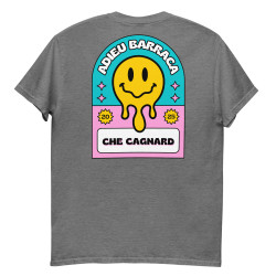 T-shirt "Adieu Barraca – Che Cagnard" (brodé & imprimé)