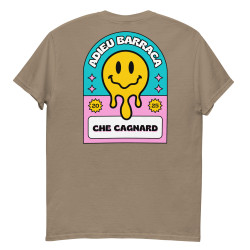 T-shirt "Adieu Barraca – Che Cagnard" (brodé & imprimé)