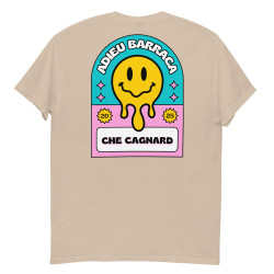 T-shirt "Adieu Barraca – Che Cagnard" (brodé & imprimé)