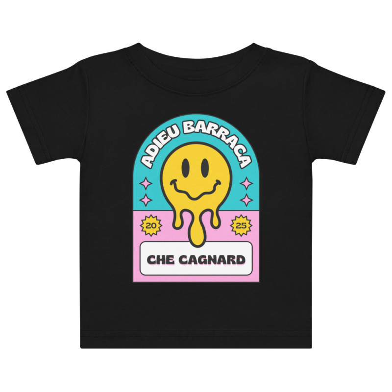 T-shirt Bébé "Adieu Barraca – Che Cagnard" Summer Edition T-shirt Bébé "Adieu Barraca – Che Cagnard" Summer Edition