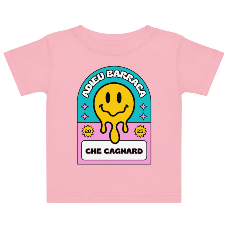 T-shirt Bébé "Adieu Barraca – Che Cagnard" Summer Edition T-shirt Bébé "Adieu Barraca – Che Cagnard" Summer Edition
