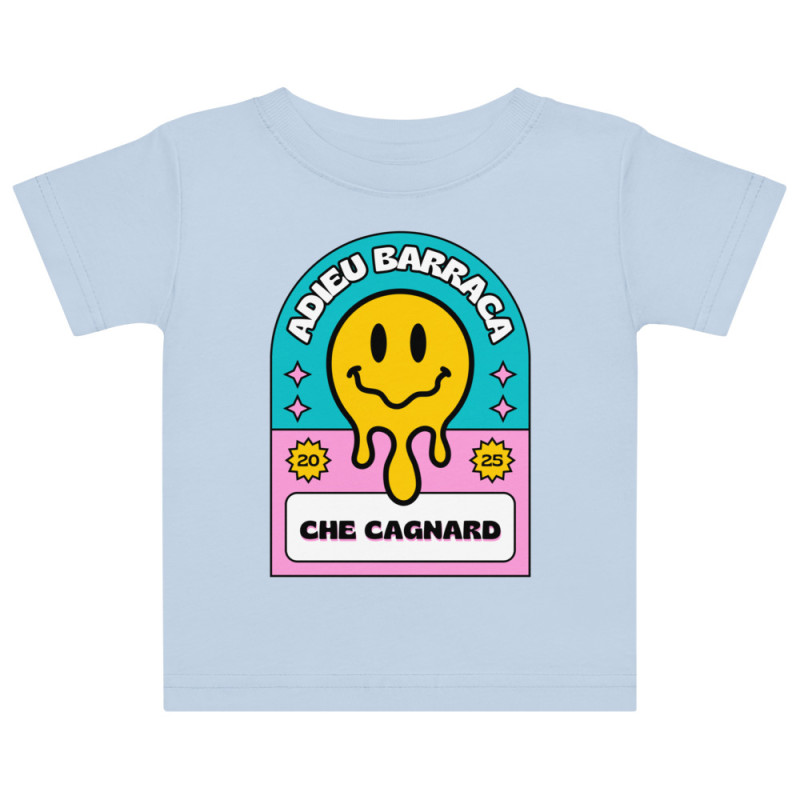 T-shirt Bébé "Adieu Barraca – Che Cagnard" Summer Edition T-shirt Bébé "Adieu Barraca – Che Cagnard" Summer Edition