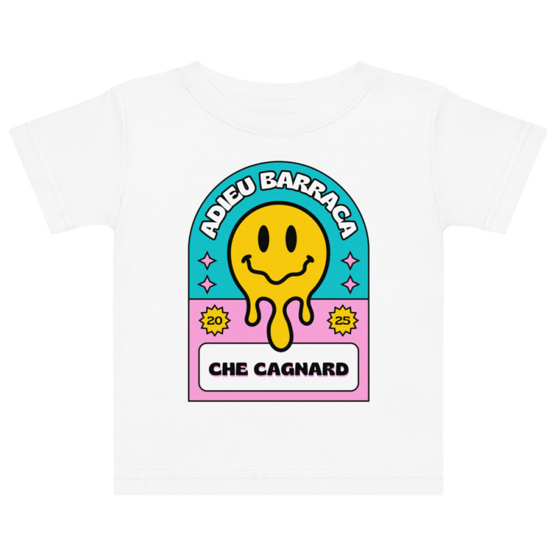 T-shirt Bébé "Adieu Barraca – Che Cagnard" Summer Edition T-shirt Bébé "Adieu Barraca – Che Cagnard" Summer Edition