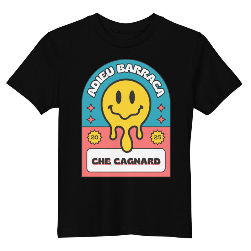 T-shirt Enfant "Adieu Barraca – Che Cagnard" T-shirt Enfant "Adieu Barraca – Che Cagnard"