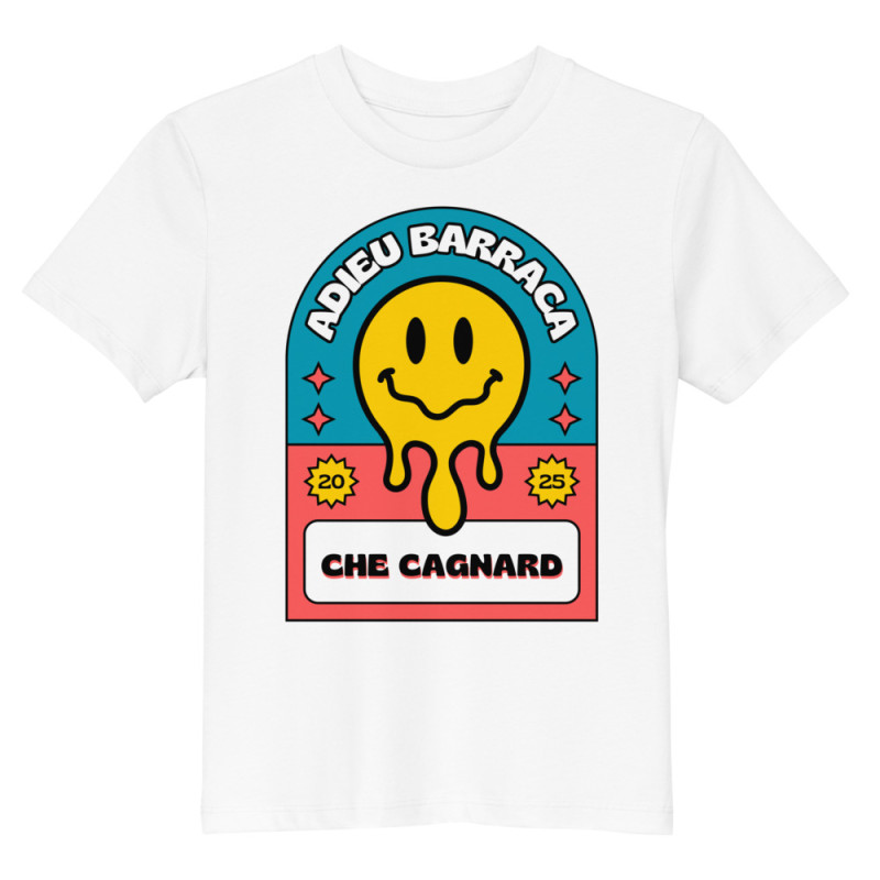 T-shirt Enfant "Adieu Barraca – Che Cagnard" T-shirt Enfant "Adieu Barraca – Che Cagnard"