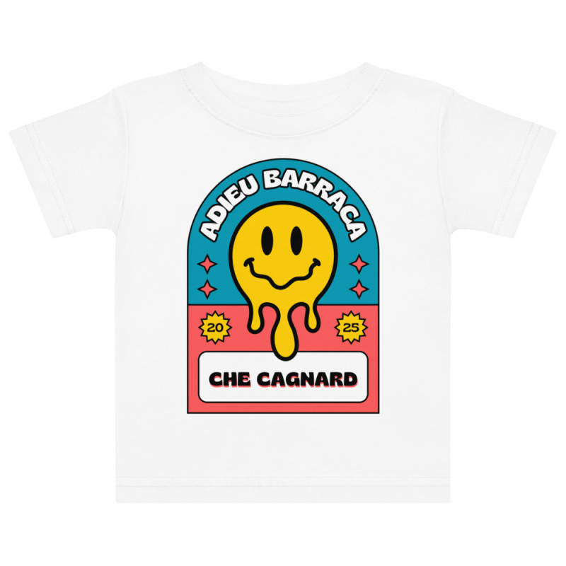 T-shirt Bébé "Adieu Barraca – Che Cagnard" T-shirt Bébé "Adieu Barraca – Che Cagnard"