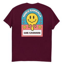 T-shirt "Adieu Barraca – Che Cagnard" (brodé & imprimé)