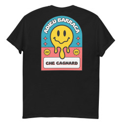 T-shirt "Adieu Barraca – Che Cagnard" (brodé & imprimé)