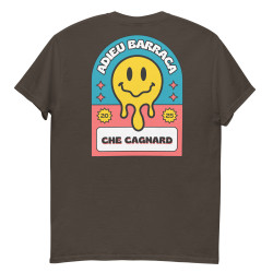T-shirt "Adieu Barraca – Che Cagnard" (brodé & imprimé)