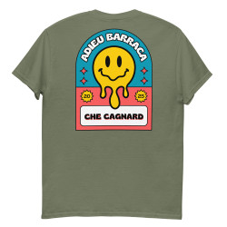T-shirt "Adieu Barraca – Che Cagnard" (brodé & imprimé)
