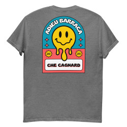 T-shirt "Adieu Barraca – Che Cagnard" (brodé & imprimé)