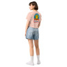 Crop Top "Adieu Barraca – Che Cagnard" (brodé & imprimé)
