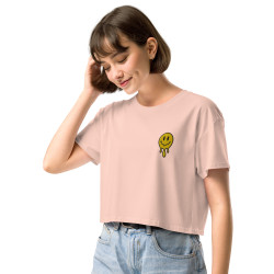 Crop Top "Adieu Barraca – Che Cagnard" (brodé & imprimé)