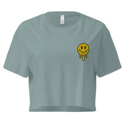 Crop Top "Adieu Barraca – Che Cagnard" (brodé & imprimé)