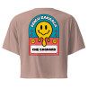 Crop Top "Adieu Barraca – Che Cagnard" (brodé & imprimé)