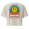 Crop Top "Adieu Barraca – Che Cagnard" (brodé & imprimé)