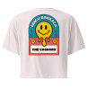 Crop Top "Adieu Barraca – Che Cagnard" (brodé & imprimé)