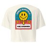 Crop Top "Adieu Barraca – Che Cagnard" (brodé & imprimé)
