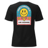 T-shirt Femme "Adieu Barraca – Che Cagnard" (brodé & imprimé)