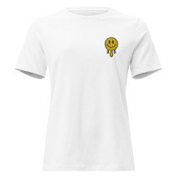 T-shirt Femme "Adieu Barraca – Che Cagnard" (brodé & imprimé)