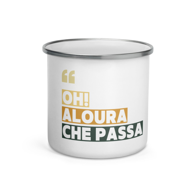 Mug émaillé Aloura che Passa Mug émaillé Aloura che Passa