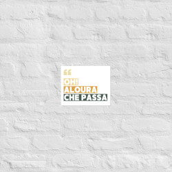 Affiche Aloura che passa